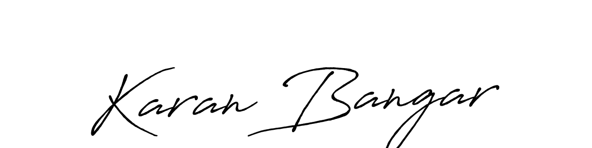 You can use this online signature creator to create a handwritten signature for the name Karan Bangar. This is the best online autograph maker. Karan Bangar signature style 7 images and pictures png