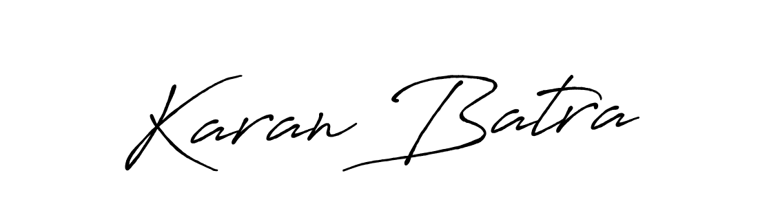 Also we have Karan Batra name is the best signature style. Create professional handwritten signature collection using Antro_Vectra_Bolder autograph style. Karan Batra signature style 7 images and pictures png