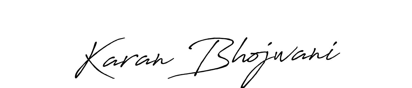 Also You can easily find your signature by using the search form. We will create Karan Bhojwani name handwritten signature images for you free of cost using Antro_Vectra_Bolder sign style. Karan Bhojwani signature style 7 images and pictures png