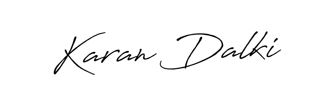 It looks lik you need a new signature style for name Karan Dalki. Design unique handwritten (Antro_Vectra_Bolder) signature with our free signature maker in just a few clicks. Karan Dalki signature style 7 images and pictures png