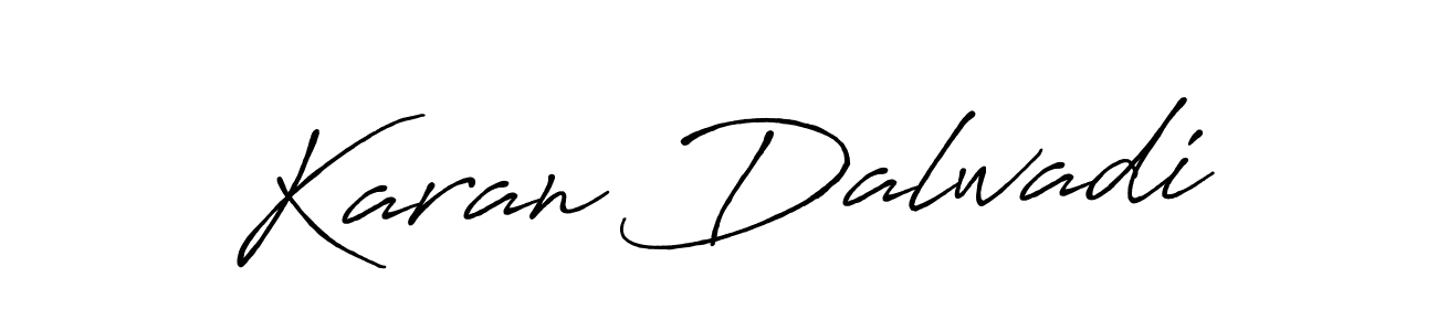 Make a beautiful signature design for name Karan Dalwadi. Use this online signature maker to create a handwritten signature for free. Karan Dalwadi signature style 7 images and pictures png