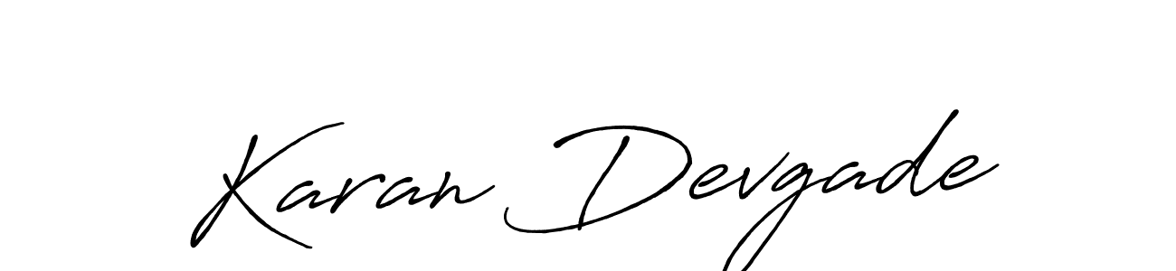 You can use this online signature creator to create a handwritten signature for the name Karan Devgade. This is the best online autograph maker. Karan Devgade signature style 7 images and pictures png