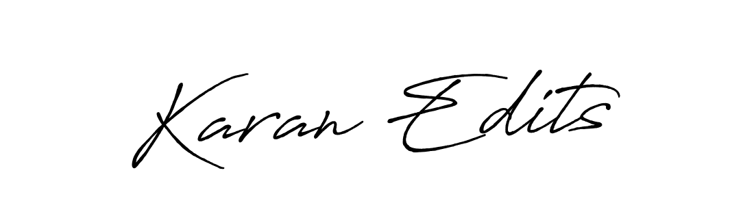 Make a beautiful signature design for name Karan Edits. Use this online signature maker to create a handwritten signature for free. Karan Edits signature style 7 images and pictures png