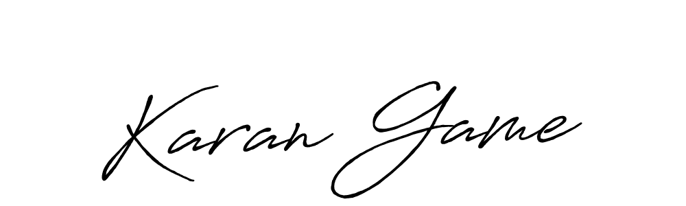 Make a beautiful signature design for name Karan Game. Use this online signature maker to create a handwritten signature for free. Karan Game signature style 7 images and pictures png