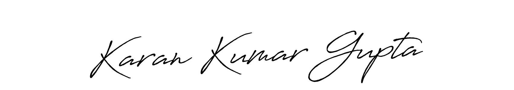 Also You can easily find your signature by using the search form. We will create Karan Kumar Gupta name handwritten signature images for you free of cost using Antro_Vectra_Bolder sign style. Karan Kumar Gupta signature style 7 images and pictures png