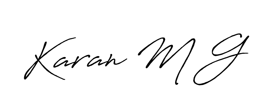 You can use this online signature creator to create a handwritten signature for the name Karan M G. This is the best online autograph maker. Karan M G signature style 7 images and pictures png