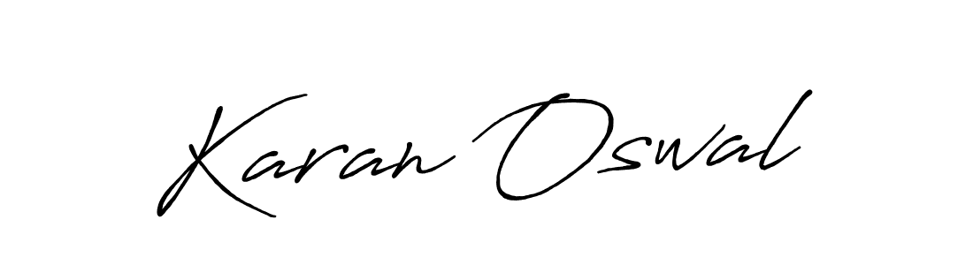 Also You can easily find your signature by using the search form. We will create Karan Oswal name handwritten signature images for you free of cost using Antro_Vectra_Bolder sign style. Karan Oswal signature style 7 images and pictures png