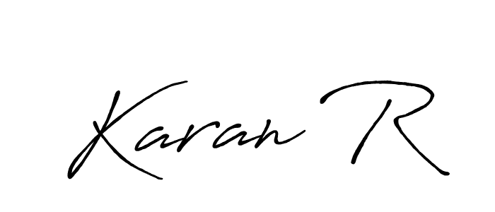 Best and Professional Signature Style for Karan R. Antro_Vectra_Bolder Best Signature Style Collection. Karan R signature style 7 images and pictures png