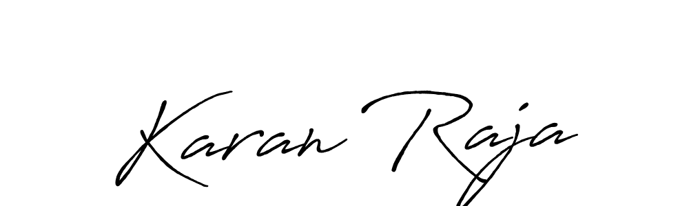 This is the best signature style for the Karan Raja name. Also you like these signature font (Antro_Vectra_Bolder). Mix name signature. Karan Raja signature style 7 images and pictures png