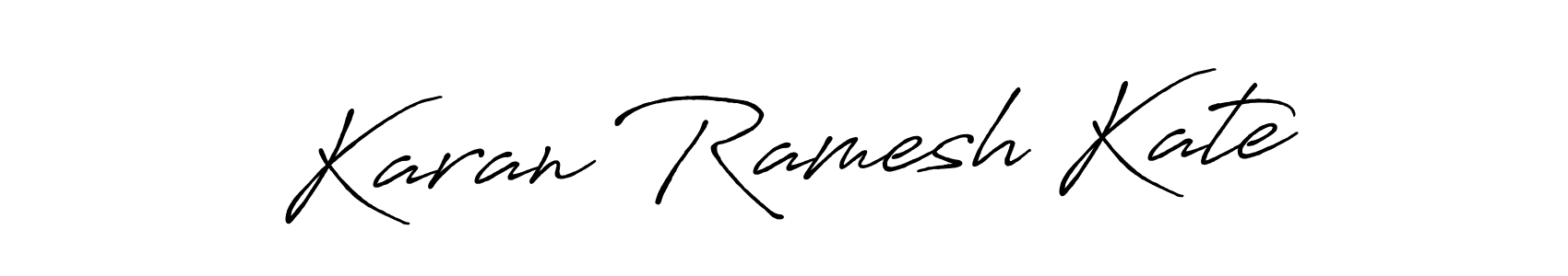 You should practise on your own different ways (Antro_Vectra_Bolder) to write your name (Karan Ramesh Kate) in signature. don't let someone else do it for you. Karan Ramesh Kate signature style 7 images and pictures png