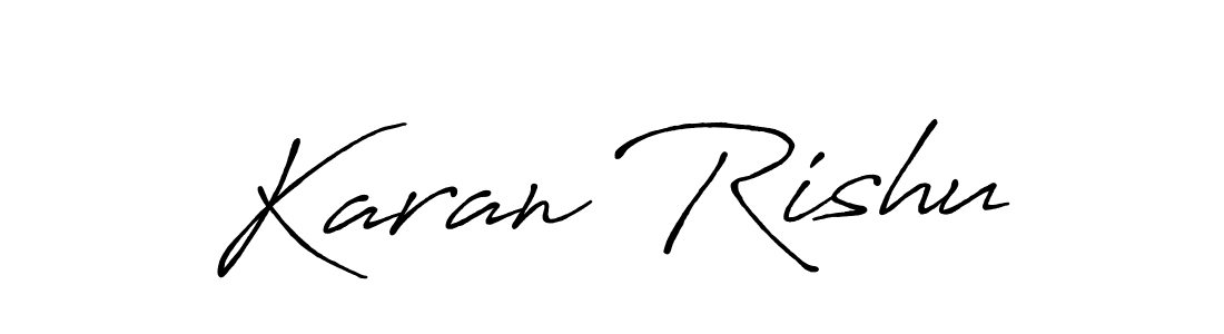 Make a beautiful signature design for name Karan Rishu. Use this online signature maker to create a handwritten signature for free. Karan Rishu signature style 7 images and pictures png
