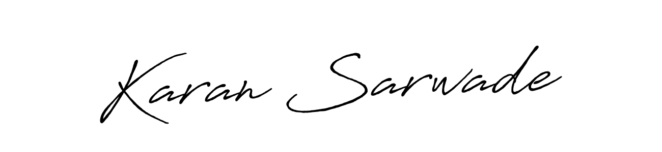 Once you've used our free online signature maker to create your best signature Antro_Vectra_Bolder style, it's time to enjoy all of the benefits that Karan Sarwade name signing documents. Karan Sarwade signature style 7 images and pictures png