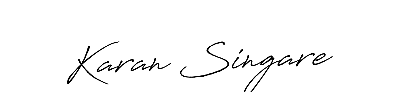 You can use this online signature creator to create a handwritten signature for the name Karan Singare. This is the best online autograph maker. Karan Singare signature style 7 images and pictures png