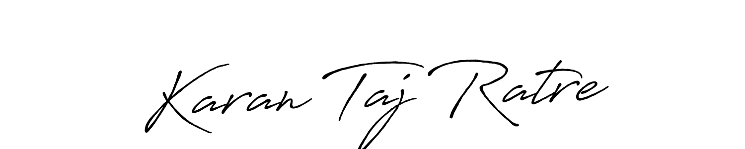 Make a beautiful signature design for name Karan Taj Ratre. Use this online signature maker to create a handwritten signature for free. Karan Taj Ratre signature style 7 images and pictures png