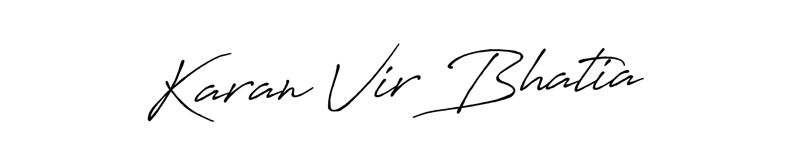 Also You can easily find your signature by using the search form. We will create Karan Vir Bhatia name handwritten signature images for you free of cost using Antro_Vectra_Bolder sign style. Karan Vir Bhatia signature style 7 images and pictures png