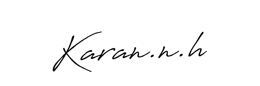 It looks lik you need a new signature style for name Karan.n.h. Design unique handwritten (Antro_Vectra_Bolder) signature with our free signature maker in just a few clicks. Karan.n.h signature style 7 images and pictures png