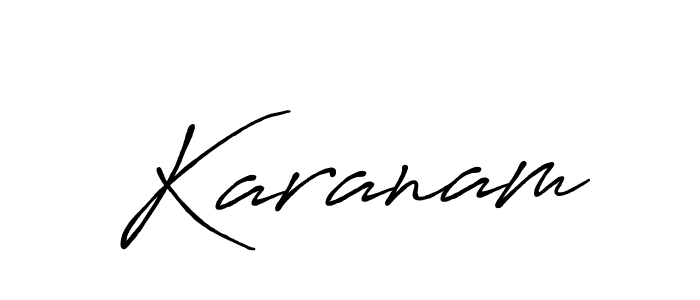 Once you've used our free online signature maker to create your best signature Antro_Vectra_Bolder style, it's time to enjoy all of the benefits that Karanam name signing documents. Karanam signature style 7 images and pictures png