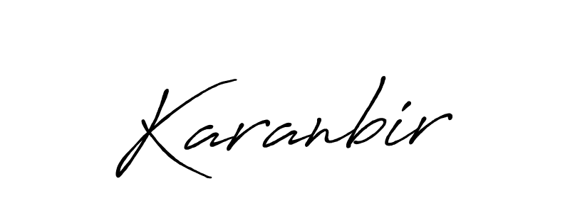 It looks lik you need a new signature style for name Karanbir. Design unique handwritten (Antro_Vectra_Bolder) signature with our free signature maker in just a few clicks. Karanbir signature style 7 images and pictures png