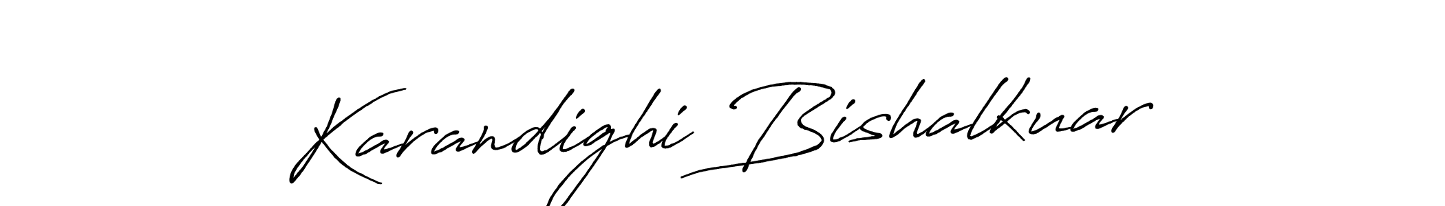 Design your own signature with our free online signature maker. With this signature software, you can create a handwritten (Antro_Vectra_Bolder) signature for name Karandighi Bishalkuar. Karandighi Bishalkuar signature style 7 images and pictures png