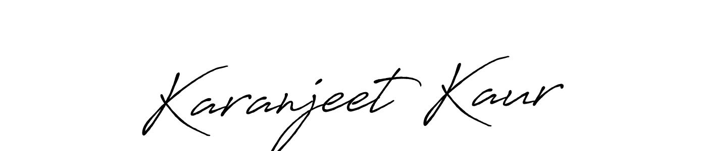It looks lik you need a new signature style for name Karanjeet Kaur. Design unique handwritten (Antro_Vectra_Bolder) signature with our free signature maker in just a few clicks. Karanjeet Kaur signature style 7 images and pictures png