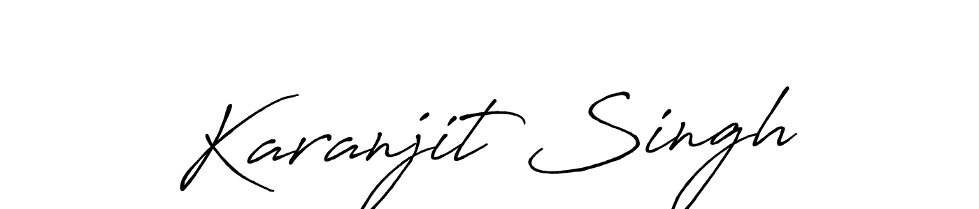 You should practise on your own different ways (Antro_Vectra_Bolder) to write your name (Karanjit Singh) in signature. don't let someone else do it for you. Karanjit Singh signature style 7 images and pictures png