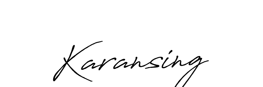 Similarly Antro_Vectra_Bolder is the best handwritten signature design. Signature creator online .You can use it as an online autograph creator for name Karansing. Karansing signature style 7 images and pictures png