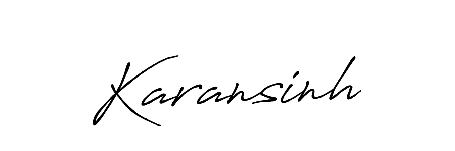 How to Draw Karansinh signature style? Antro_Vectra_Bolder is a latest design signature styles for name Karansinh. Karansinh signature style 7 images and pictures png