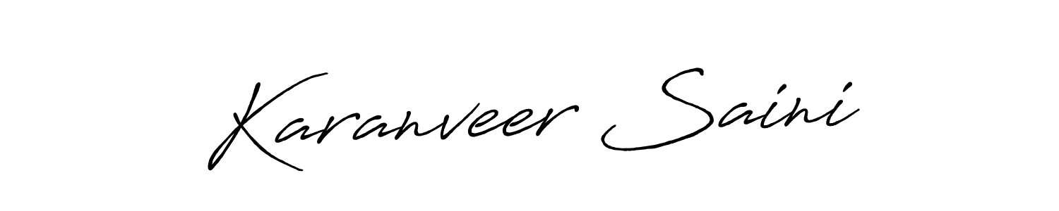 How to Draw Karanveer Saini signature style? Antro_Vectra_Bolder is a latest design signature styles for name Karanveer Saini. Karanveer Saini signature style 7 images and pictures png