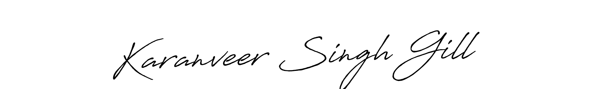 Once you've used our free online signature maker to create your best signature Antro_Vectra_Bolder style, it's time to enjoy all of the benefits that Karanveer Singh Gill name signing documents. Karanveer Singh Gill signature style 7 images and pictures png