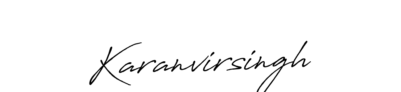 if you are searching for the best signature style for your name Karanvirsingh. so please give up your signature search. here we have designed multiple signature styles  using Antro_Vectra_Bolder. Karanvirsingh signature style 7 images and pictures png