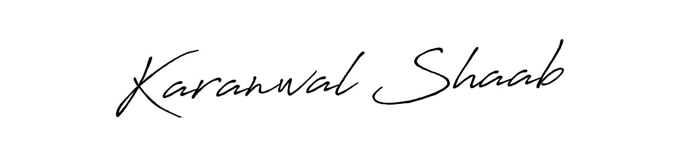 This is the best signature style for the Karanwal Shaab name. Also you like these signature font (Antro_Vectra_Bolder). Mix name signature. Karanwal Shaab signature style 7 images and pictures png
