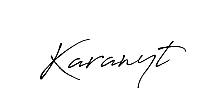 Make a beautiful signature design for name Karanyt. Use this online signature maker to create a handwritten signature for free. Karanyt signature style 7 images and pictures png