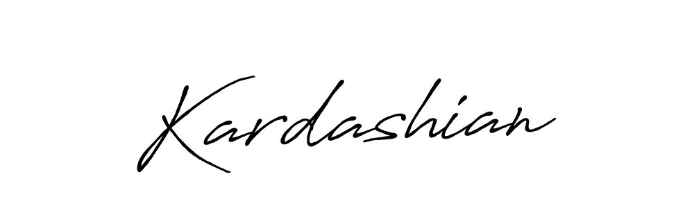 Design your own signature with our free online signature maker. With this signature software, you can create a handwritten (Antro_Vectra_Bolder) signature for name Kardashian. Kardashian signature style 7 images and pictures png