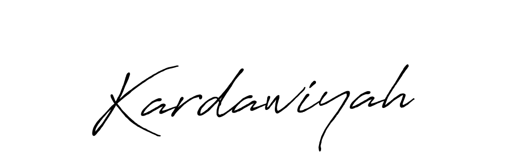 Similarly Antro_Vectra_Bolder is the best handwritten signature design. Signature creator online .You can use it as an online autograph creator for name Kardawiyah. Kardawiyah signature style 7 images and pictures png