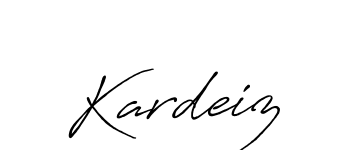 How to make Kardeiz name signature. Use Antro_Vectra_Bolder style for creating short signs online. This is the latest handwritten sign. Kardeiz signature style 7 images and pictures png