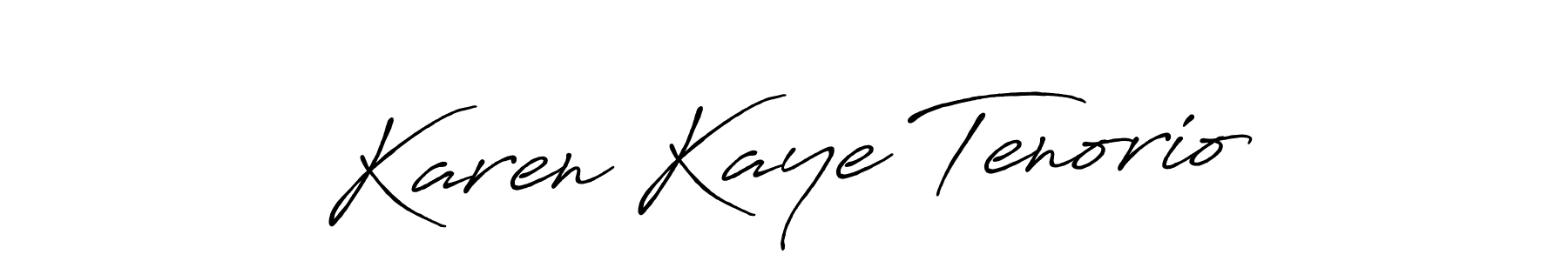 Also we have Karen Kaye Tenorio name is the best signature style. Create professional handwritten signature collection using Antro_Vectra_Bolder autograph style. Karen Kaye Tenorio signature style 7 images and pictures png