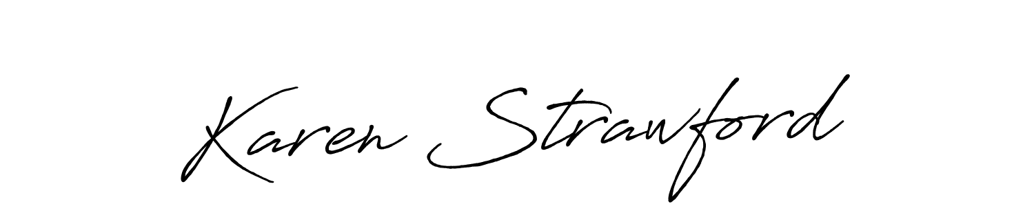 Antro_Vectra_Bolder is a professional signature style that is perfect for those who want to add a touch of class to their signature. It is also a great choice for those who want to make their signature more unique. Get Karen Strawford name to fancy signature for free. Karen Strawford signature style 7 images and pictures png