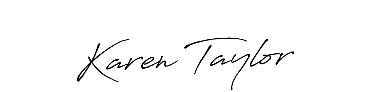 Make a beautiful signature design for name Karen Taylor. Use this online signature maker to create a handwritten signature for free. Karen Taylor signature style 7 images and pictures png