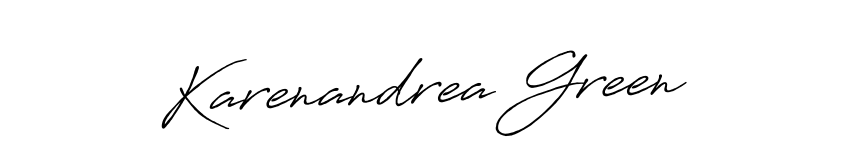 Best and Professional Signature Style for Karenandrea Green. Antro_Vectra_Bolder Best Signature Style Collection. Karenandrea Green signature style 7 images and pictures png