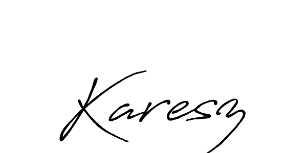 Make a short Karesz signature style. Manage your documents anywhere anytime using Antro_Vectra_Bolder. Create and add eSignatures, submit forms, share and send files easily. Karesz signature style 7 images and pictures png