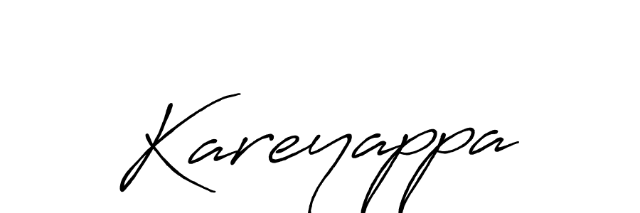 Kareyappa stylish signature style. Best Handwritten Sign (Antro_Vectra_Bolder) for my name. Handwritten Signature Collection Ideas for my name Kareyappa. Kareyappa signature style 7 images and pictures png