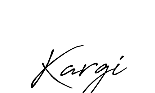 Design your own signature with our free online signature maker. With this signature software, you can create a handwritten (Antro_Vectra_Bolder) signature for name Kargi. Kargi signature style 7 images and pictures png