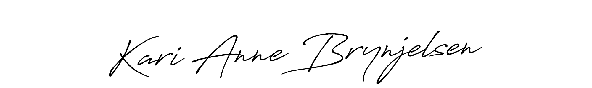 Use a signature maker to create a handwritten signature online. With this signature software, you can design (Antro_Vectra_Bolder) your own signature for name Kari Anne Brynjelsen. Kari Anne Brynjelsen signature style 7 images and pictures png