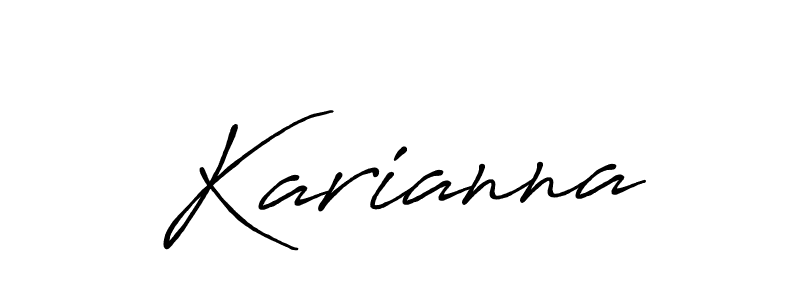 Antro_Vectra_Bolder is a professional signature style that is perfect for those who want to add a touch of class to their signature. It is also a great choice for those who want to make their signature more unique. Get Karianna name to fancy signature for free. Karianna signature style 7 images and pictures png
