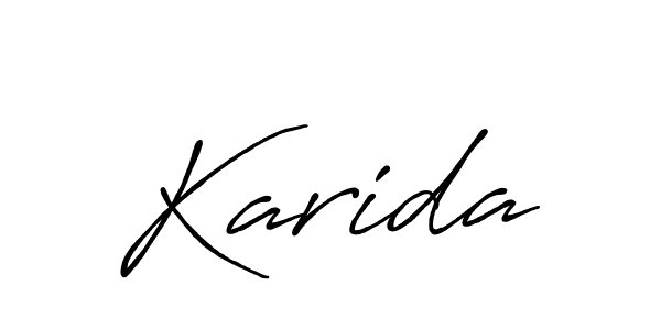 The best way (Antro_Vectra_Bolder) to make a short signature is to pick only two or three words in your name. The name Karida include a total of six letters. For converting this name. Karida signature style 7 images and pictures png