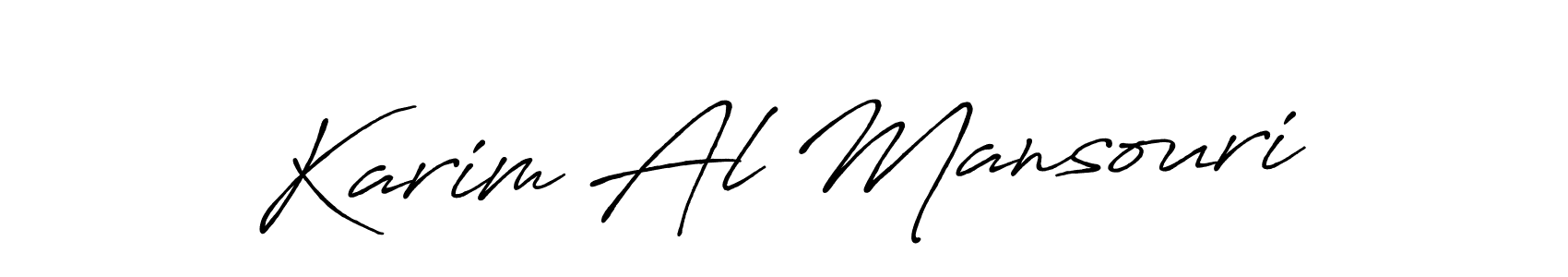 This is the best signature style for the Karim Al Mansouri name. Also you like these signature font (Antro_Vectra_Bolder). Mix name signature. Karim Al Mansouri signature style 7 images and pictures png