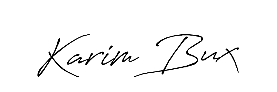 Also You can easily find your signature by using the search form. We will create Karim Bux name handwritten signature images for you free of cost using Antro_Vectra_Bolder sign style. Karim Bux signature style 7 images and pictures png