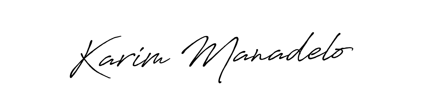Similarly Antro_Vectra_Bolder is the best handwritten signature design. Signature creator online .You can use it as an online autograph creator for name Karim Manadelo. Karim Manadelo signature style 7 images and pictures png