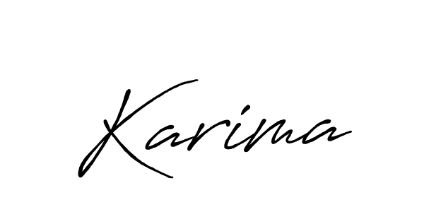 Also we have Karima name is the best signature style. Create professional handwritten signature collection using Antro_Vectra_Bolder autograph style. Karima signature style 7 images and pictures png