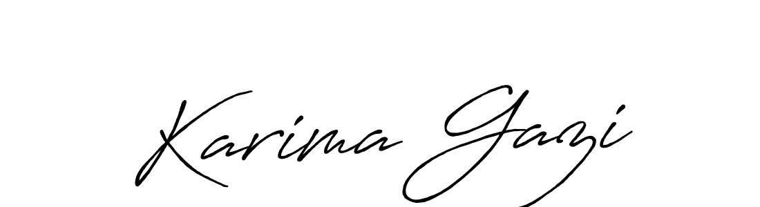 Once you've used our free online signature maker to create your best signature Antro_Vectra_Bolder style, it's time to enjoy all of the benefits that Karima Gazi name signing documents. Karima Gazi signature style 7 images and pictures png